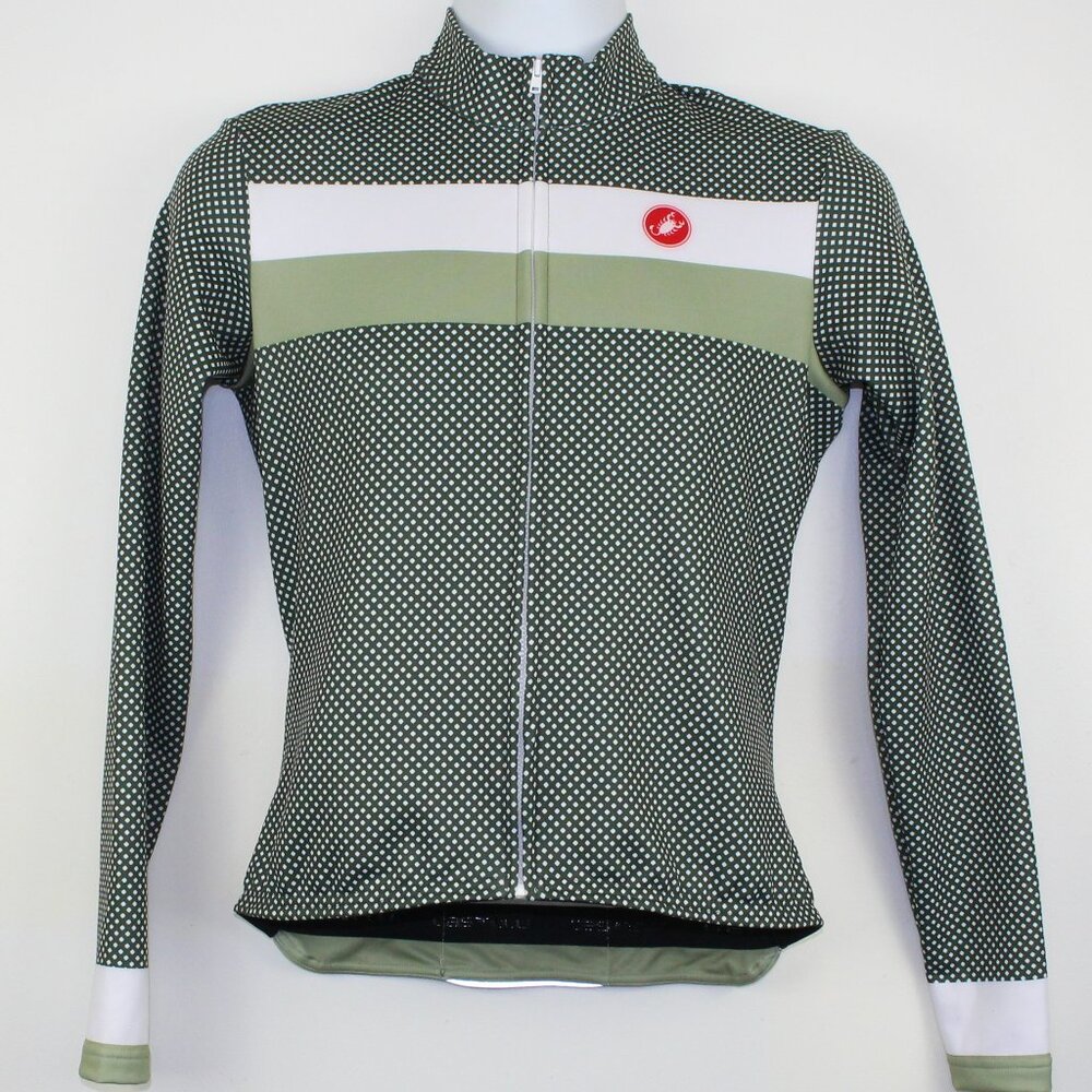 New Castelli Volare Zip Bike Cycling Long Sleeve Light Jacket (M)